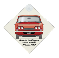Reliant Scimitar GT Coupe SE4a 1966 Car Window Hanging Sign